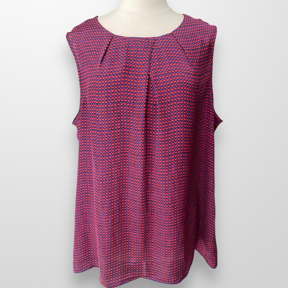 Coldwater Creek Women's Size‎ 2X Blouse Top Shirt Sleeveless 20 / 22
